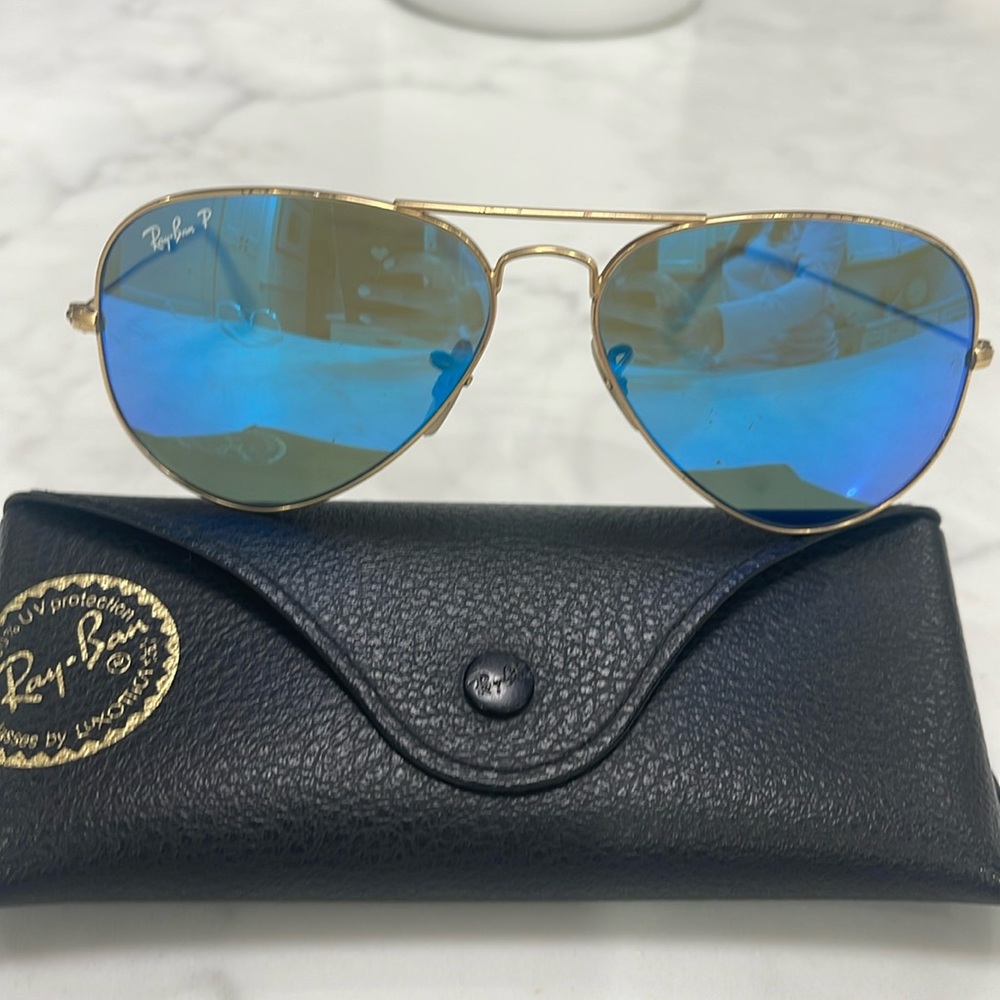 Ray Ban Polarized Aviator Sunglasses